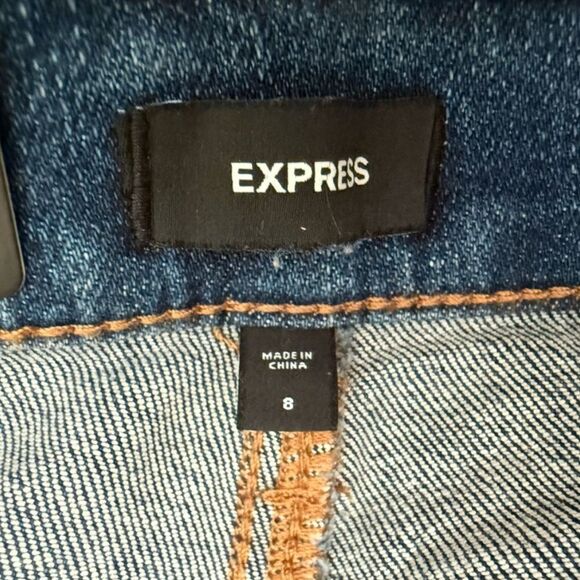 Express Bootcut Jeans Medium Wash Size 8 - Picture 5 of 8